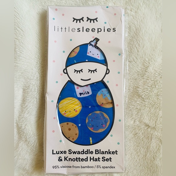 🍪🥛NIB LS Milk & Cookies Swaddle🥛🍪 - Picture 2 of 3